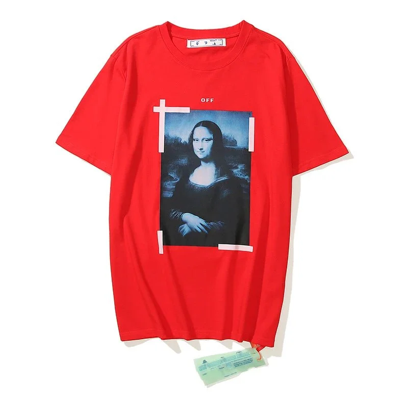 Off-White OW100 Mona Lisa Red T-Shirt
