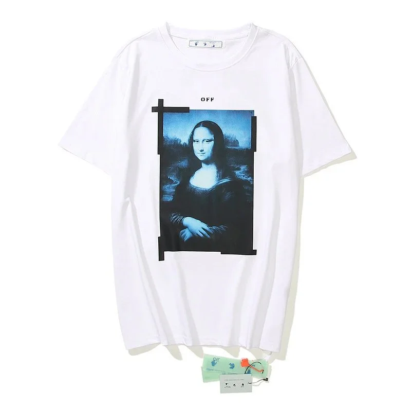 Off-White Mona Lisa Print T-Shirt White