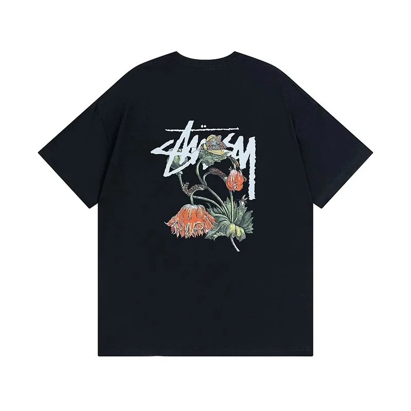 Stussy Stüssy Floral Print T-Shirt 876 Black