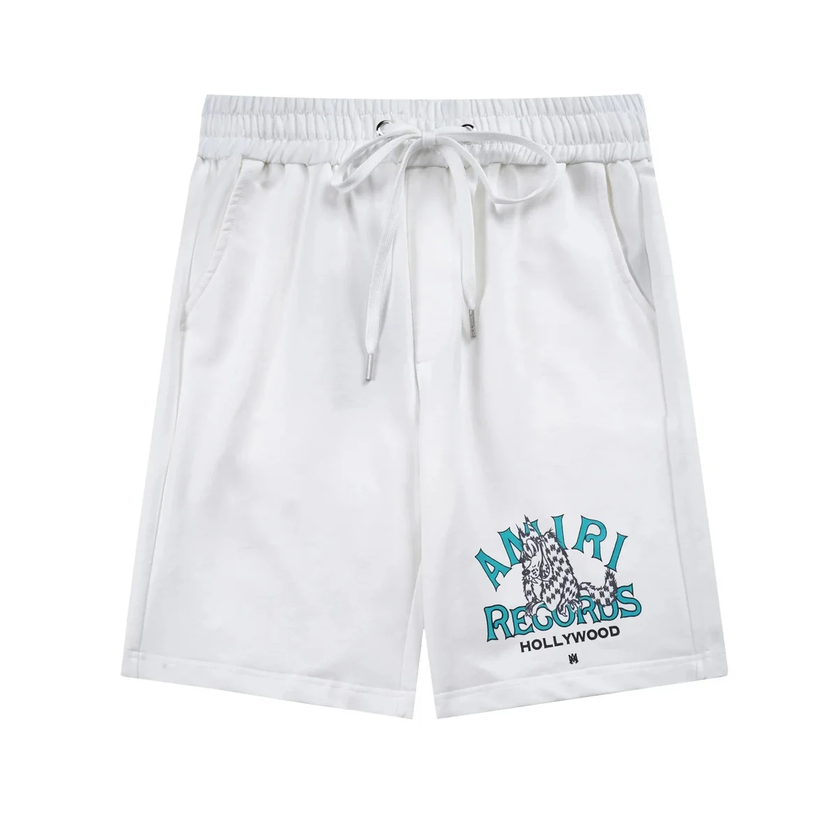 Amiri 731 White Records Hollywood Shorts