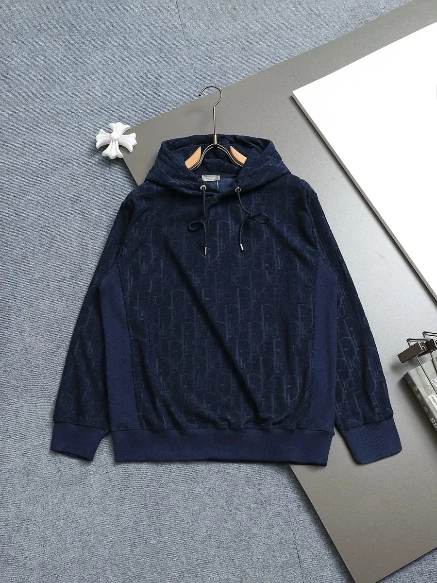 Dior Classic Flap Hoodie Navy Solid Sweatshirt