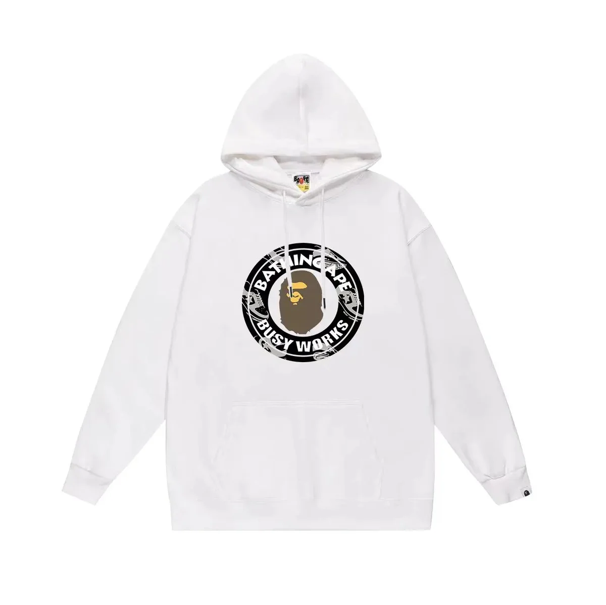 A Bathing Ape Busy Works White Hoodie