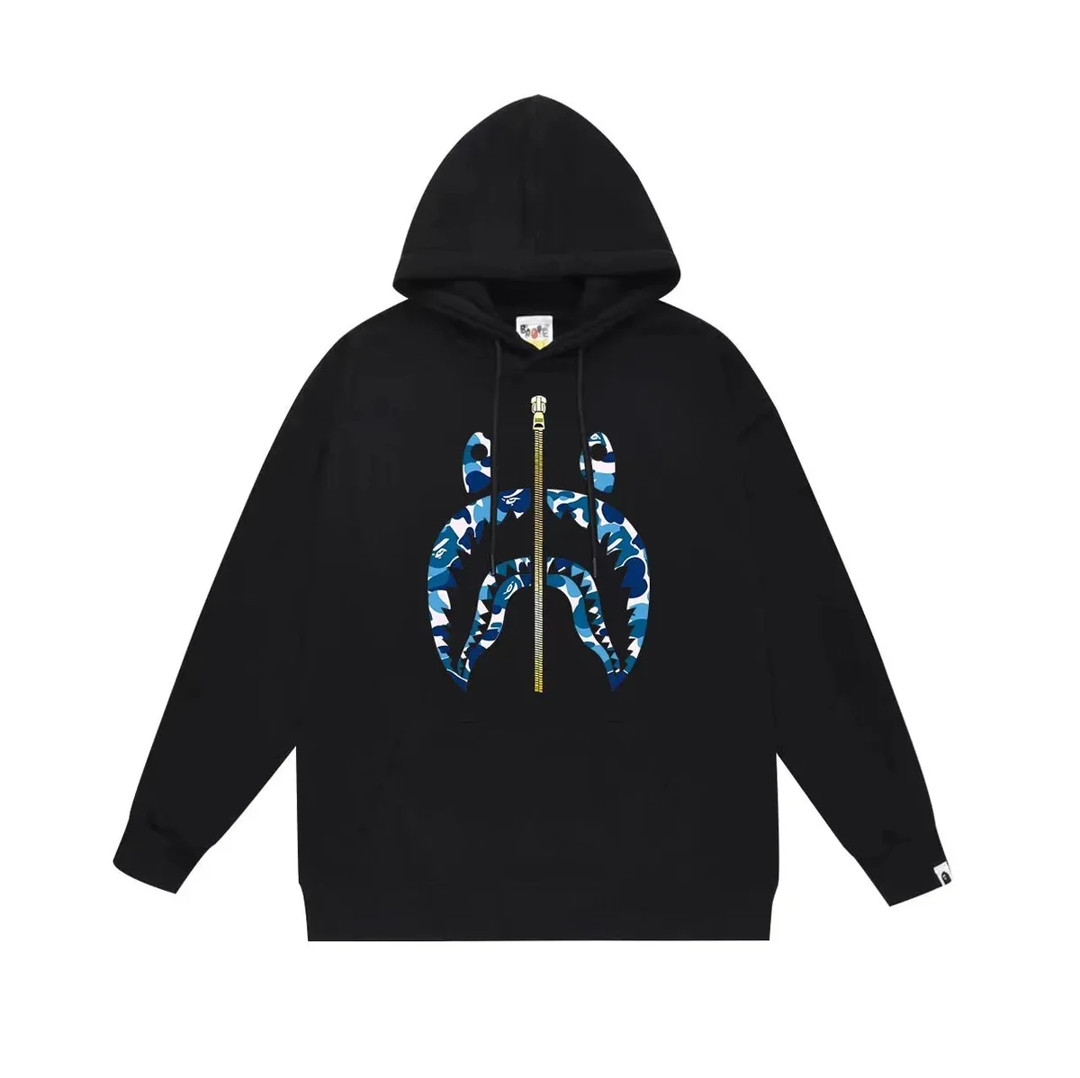 A Bathing Ape BAPE STA Blue Camo Zip Hoodie