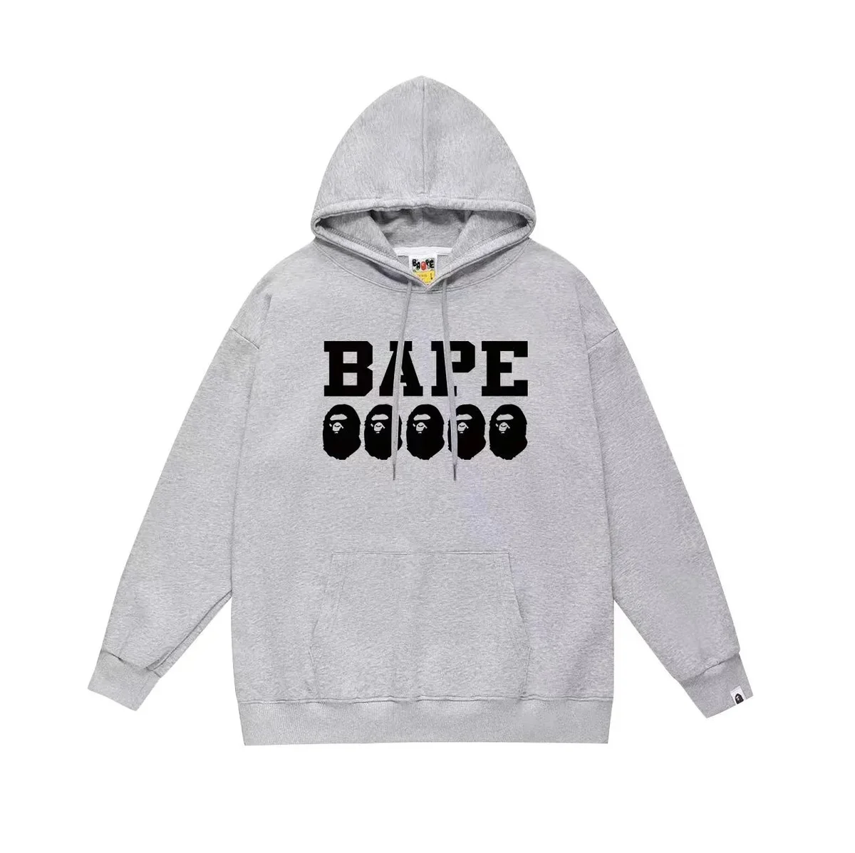 A Bathing Ape BAPE STA Grey Hoodie