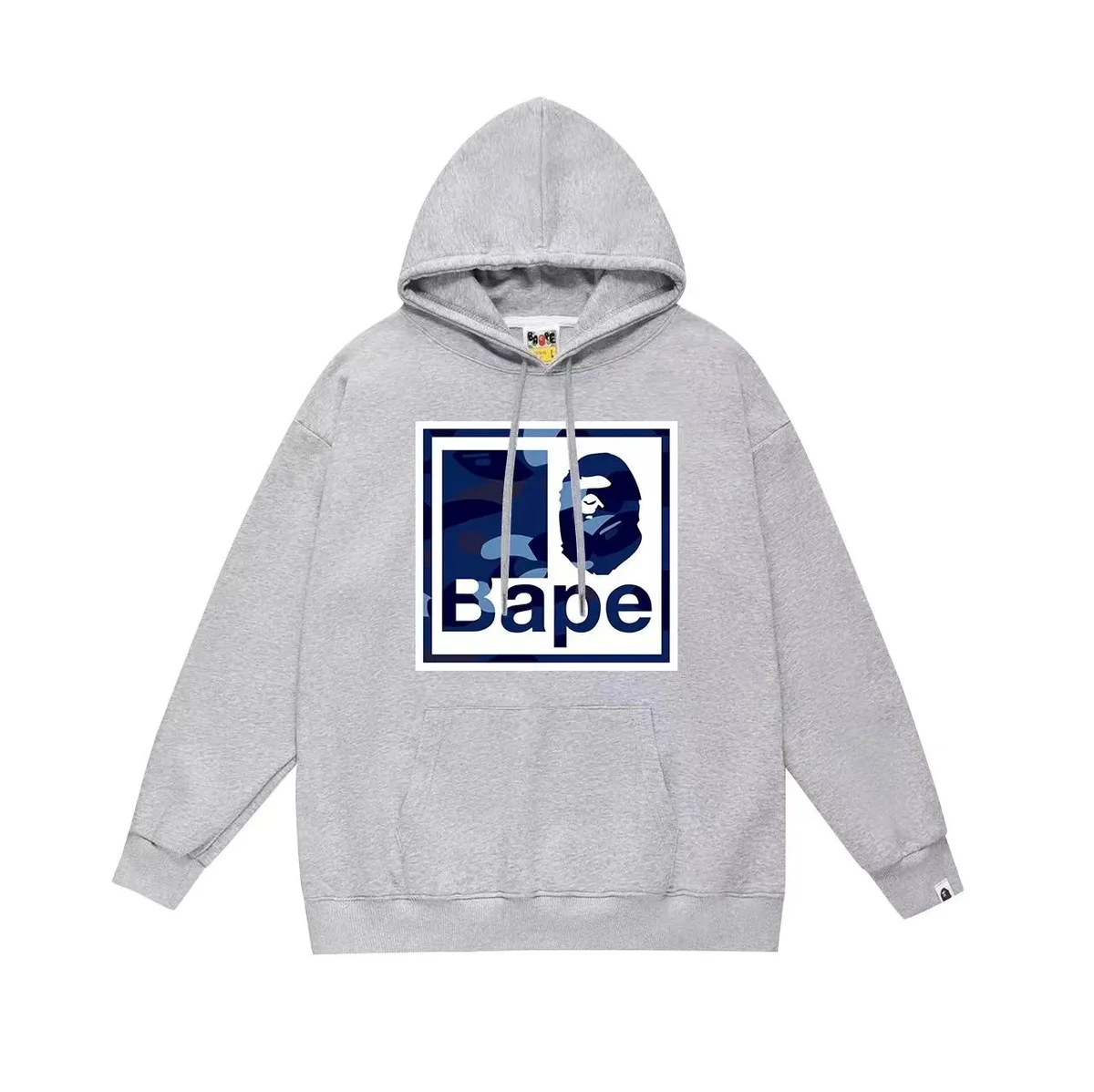 A Bathing Ape BAPE STA Grey Camo Hoodie