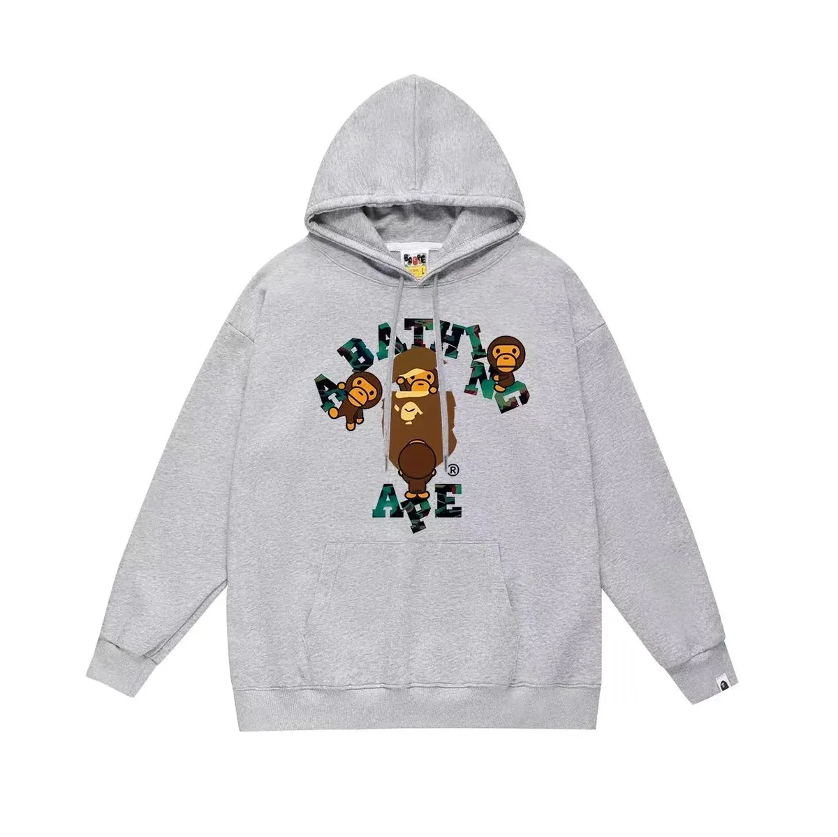 A Bathing Ape BAPE STA Graphic Hoodie Grey