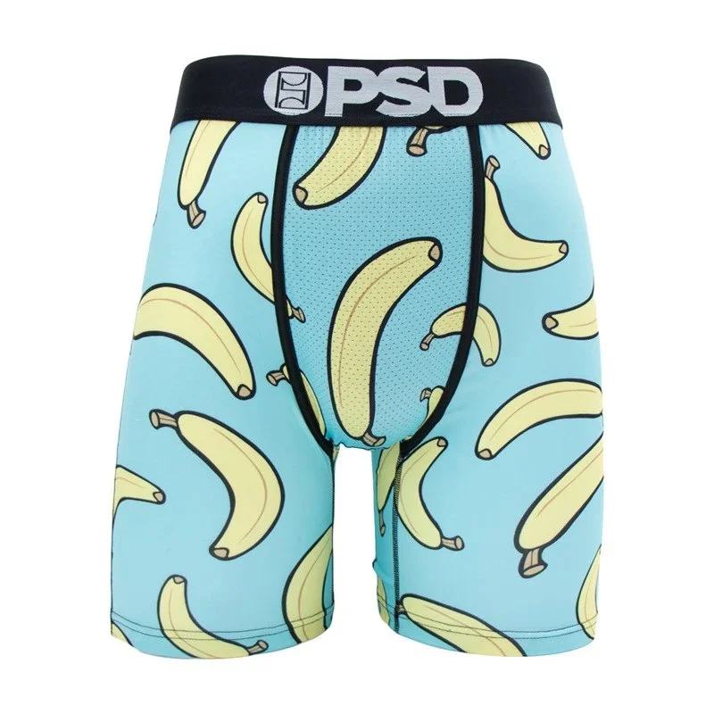 PSD Banana Print Boxer Briefs Blue