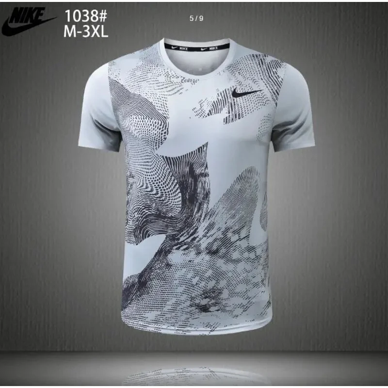 Nike Printed T-Shirt Grey/Black T-Shirt
