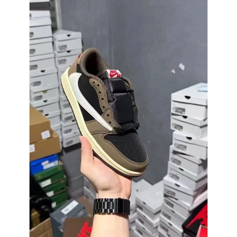 Nike Air Jordan 1 Low Olive Green Sneakers
