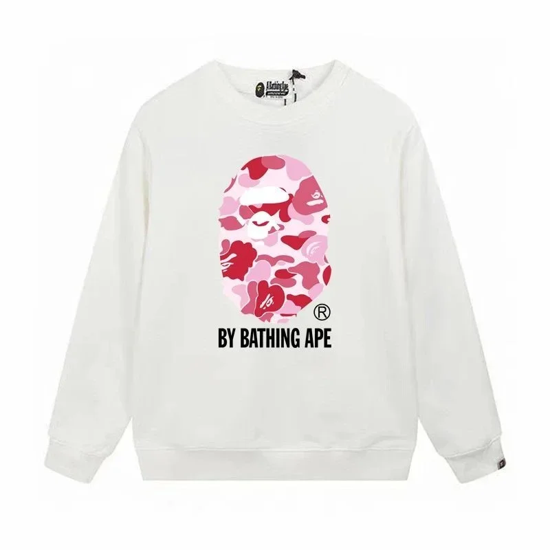 A Bathing Ape BAPE STA Pink Camo Crewneck Sweatshirt