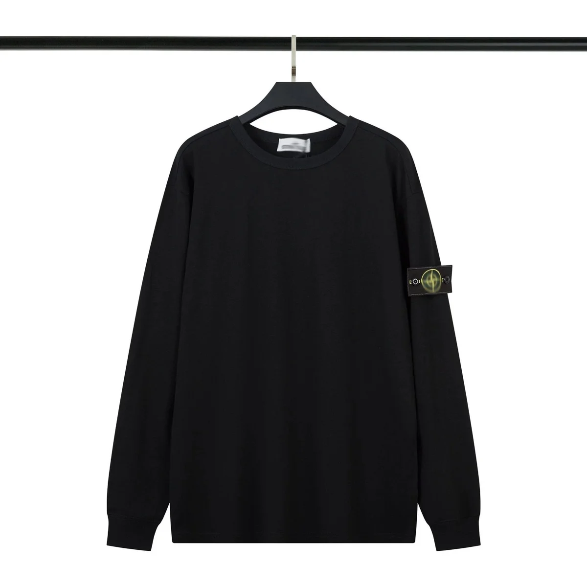 Stone Island 68-15 Black Long Sleeve Top
