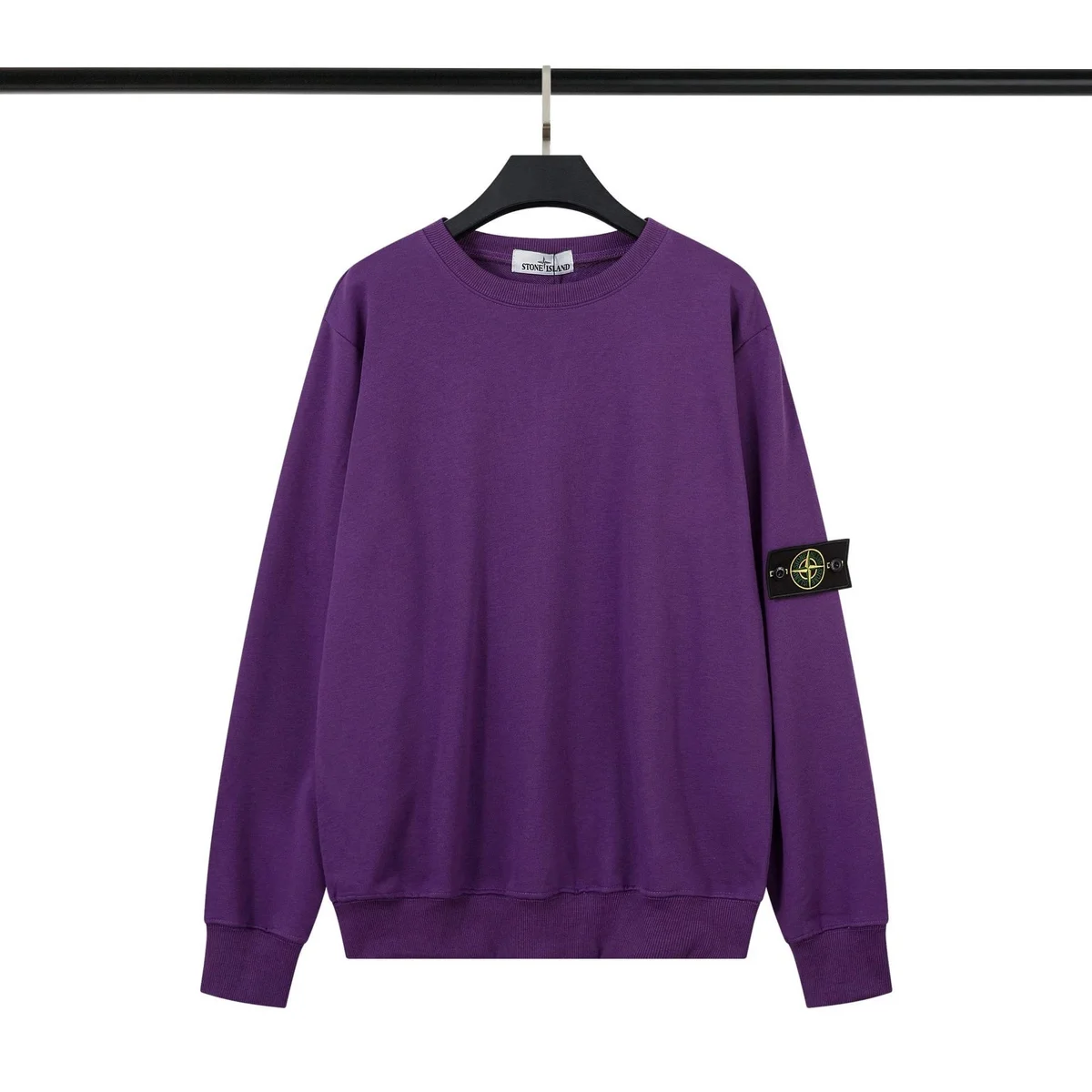 Stone Island 68-15 Purple Crewneck Sweatshirt