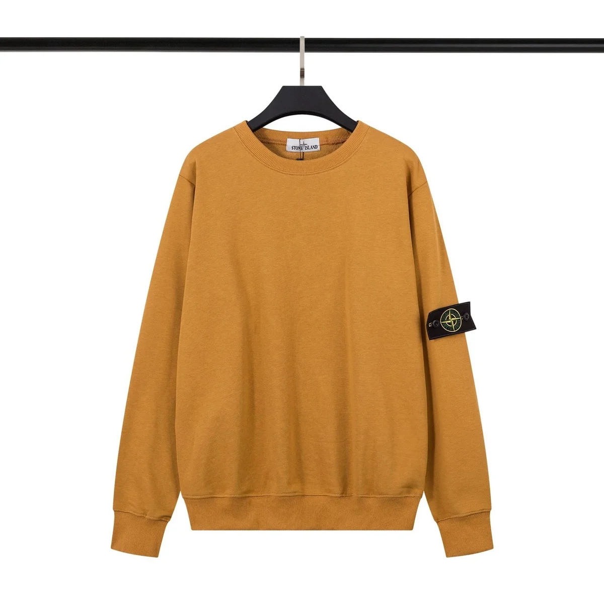 Stone Island 68-15 Yellow Crewneck Sweatshirt