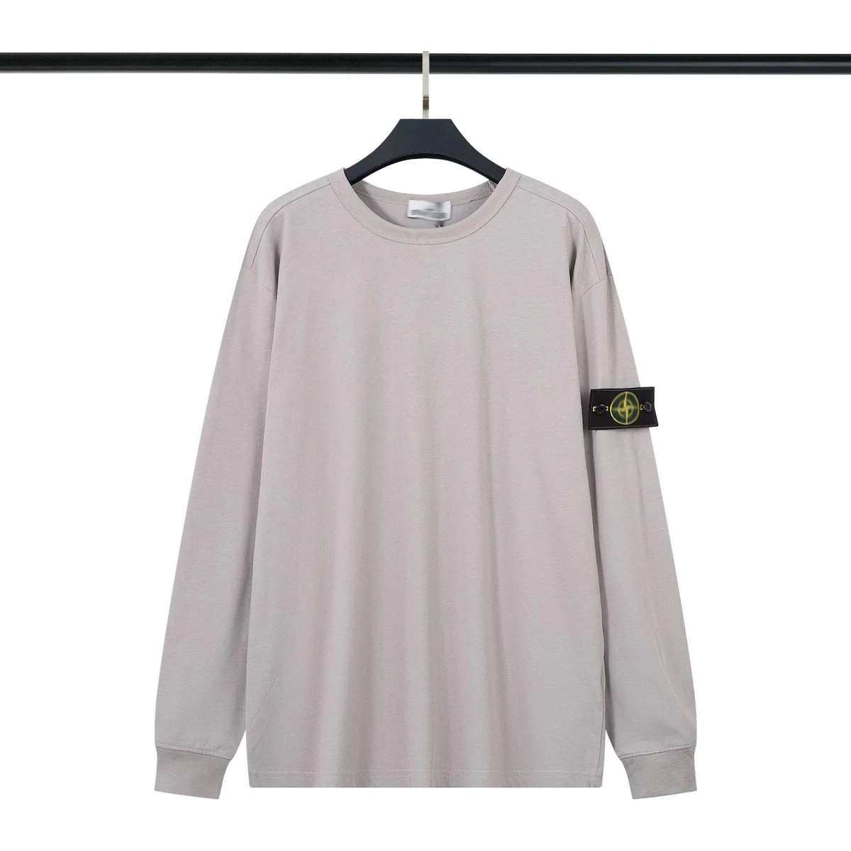 Stone Island 68-15 Light Grey Long Sleeve T-Shirt