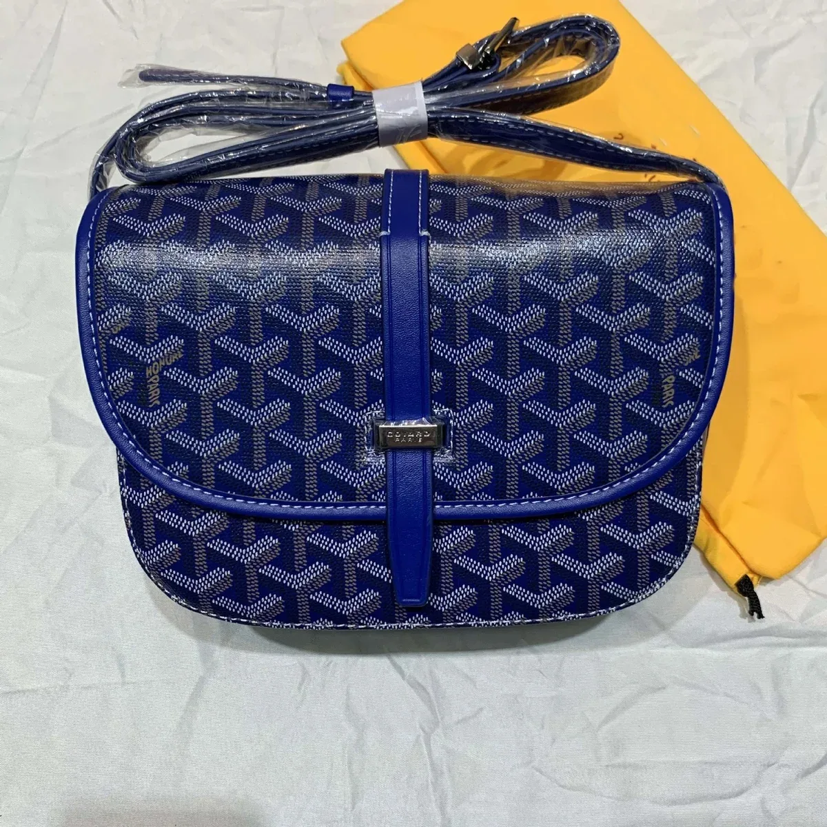 Goyard YARD Blue Monogram Crossbody Bag