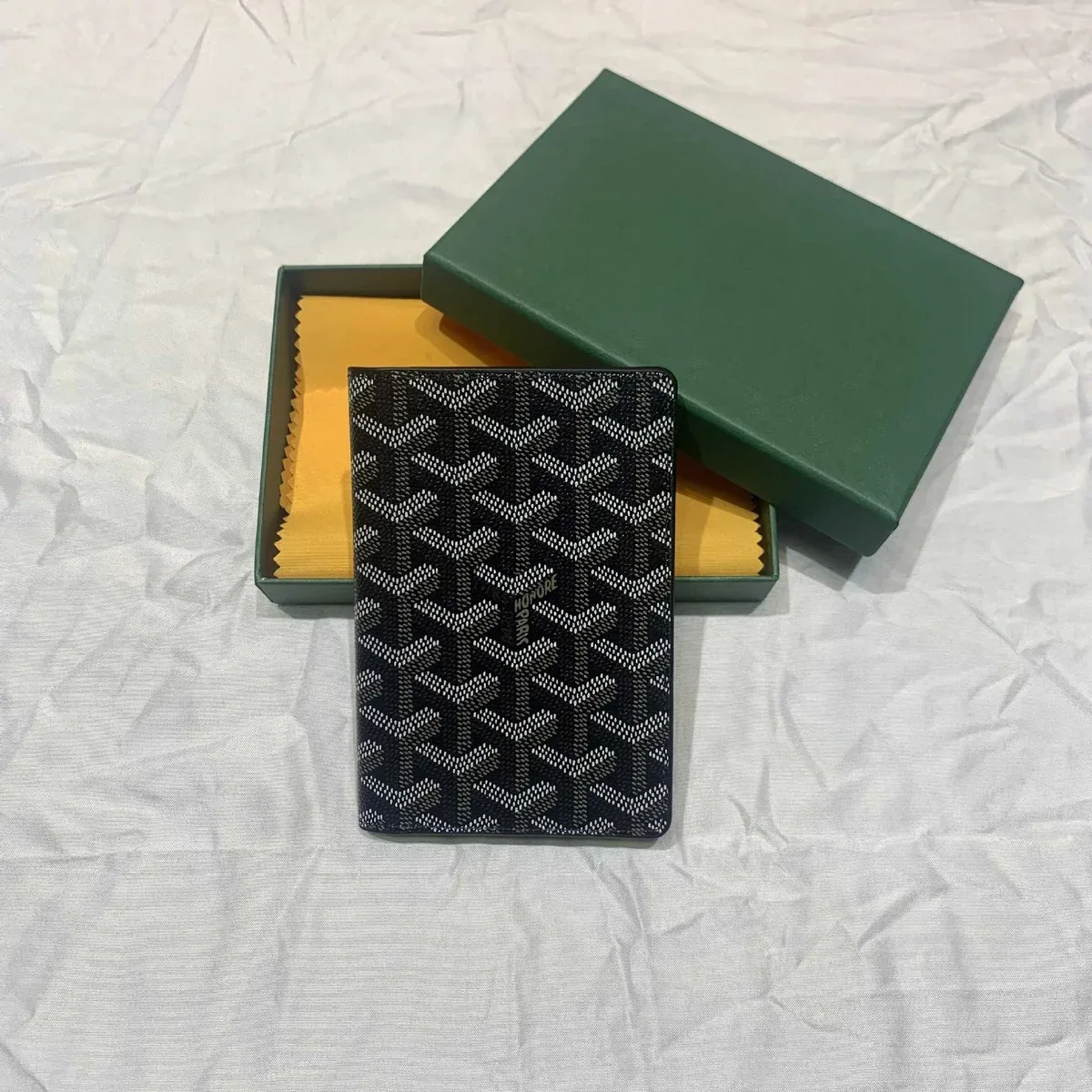 Goyard YARD Card Holder Black/White
