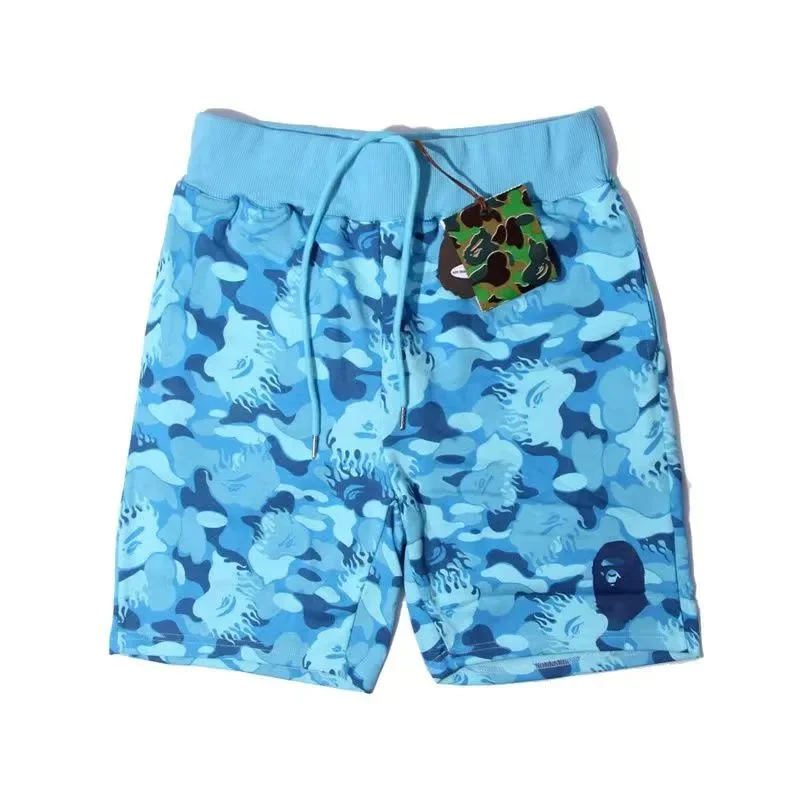 A Bathing Ape BAPE STA Blue Camo Shorts
