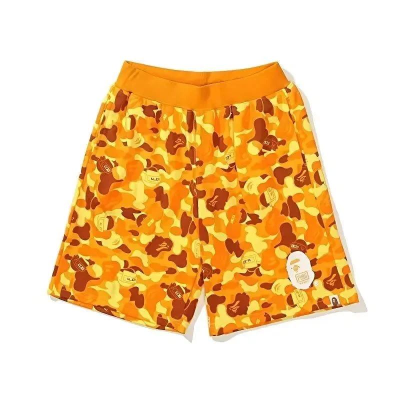 A Bathing Ape BAPE STA ABC Camo Orange Shorts