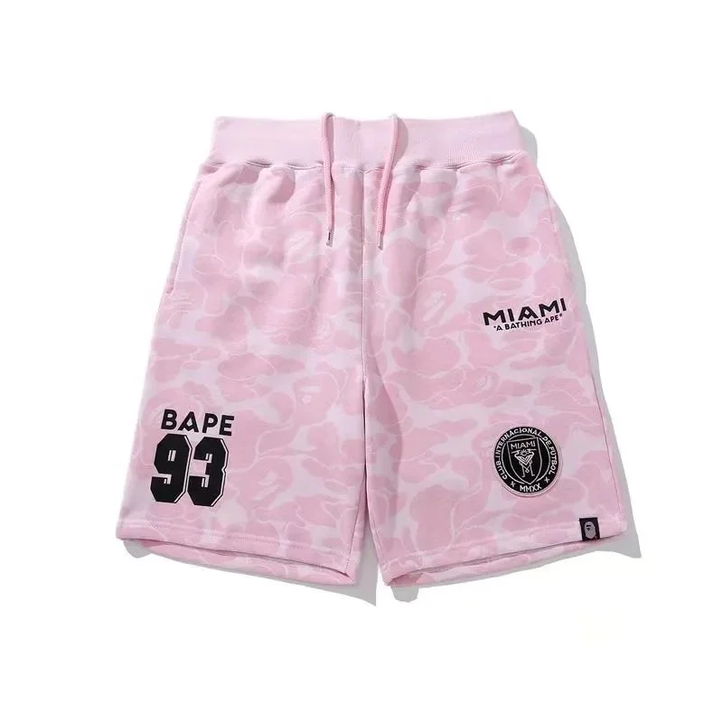 A Bathing Ape Miami Pink Camo Shorts