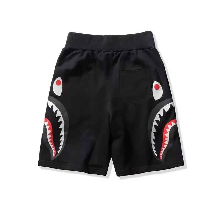 A Bathing Ape BAPE STA Shark Shorts Black