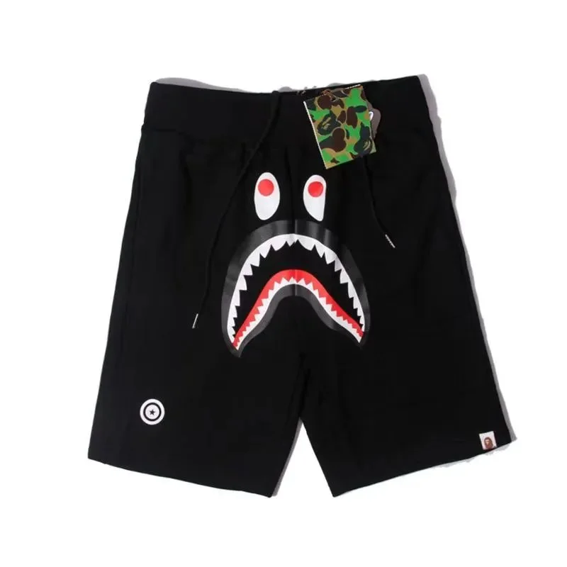 A Bathing Ape BAPE STA Shark Shorts Black