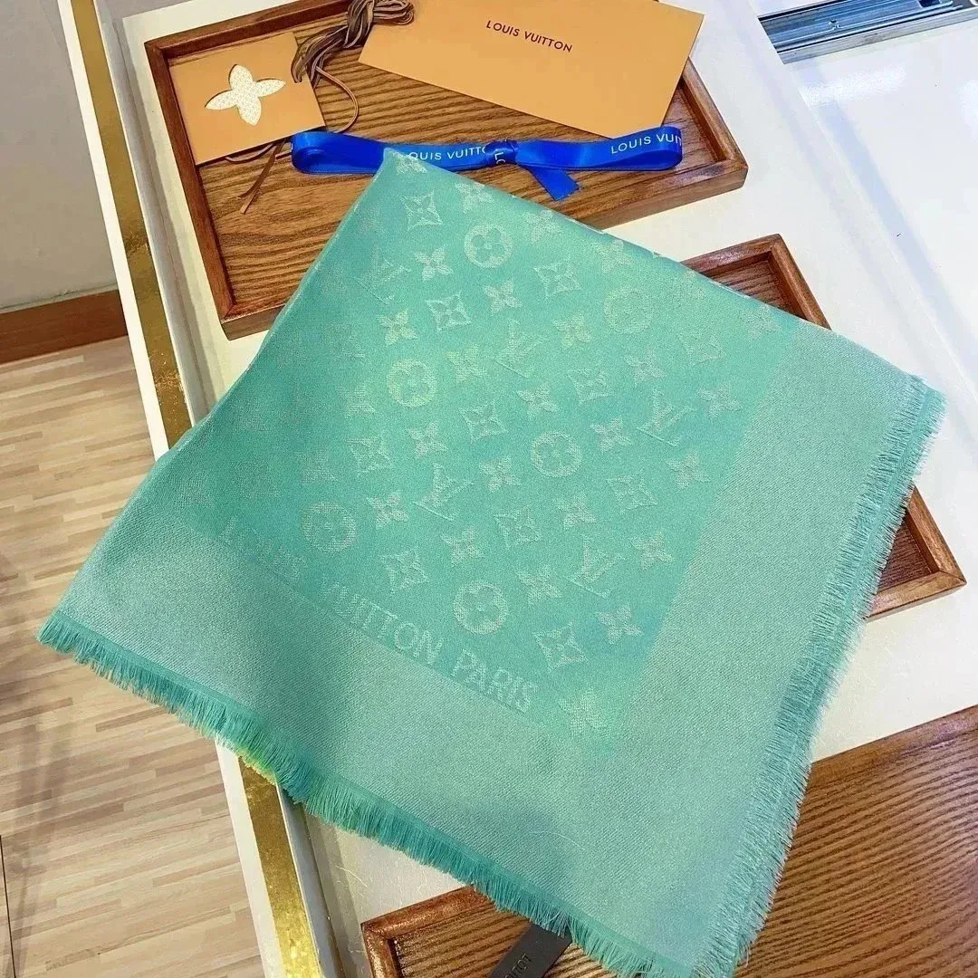 Louis Vuitton Monogram Scarf Mint Green