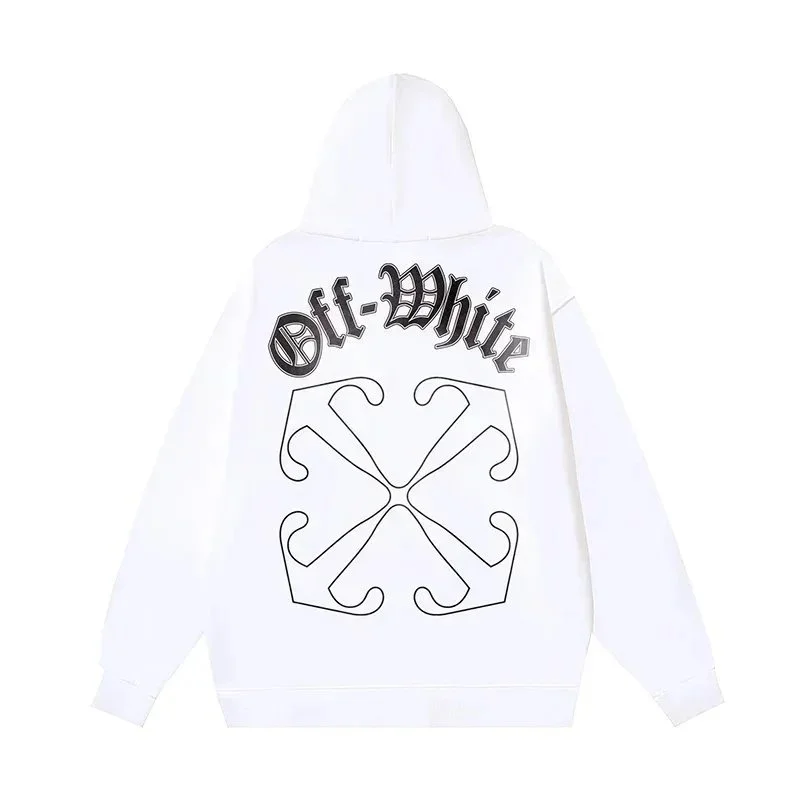Off-White Off-White Cross White Hoodie