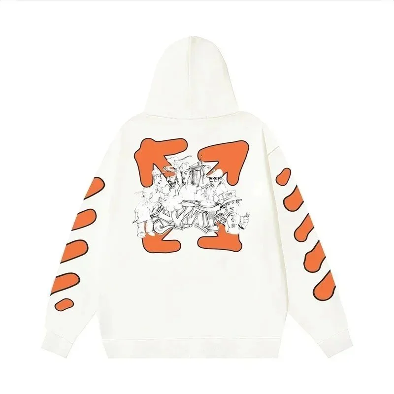 Off-White OW100 Shooter White Hoodie