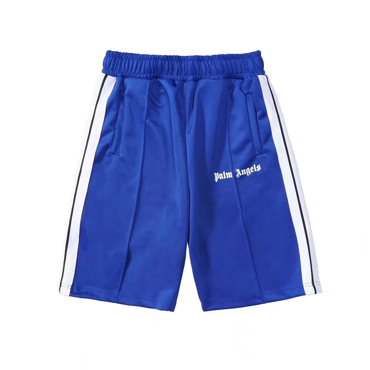 Palm Angels Track Royal Blue Shorts