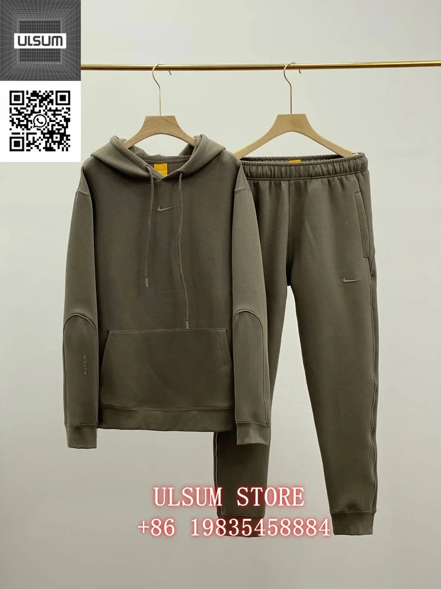 Nike Nocta Hoodie & Pants Set Olive Tracksuit