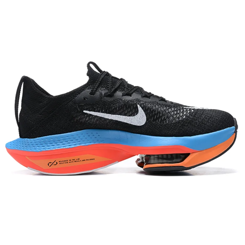 Nike Air Zoom Alphafly NEXT% ZoomX Vaporfly Black/Blue Orange Sneakers