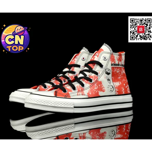 Converse Chuck Taylor All Star Red/White Canvas Sneakers