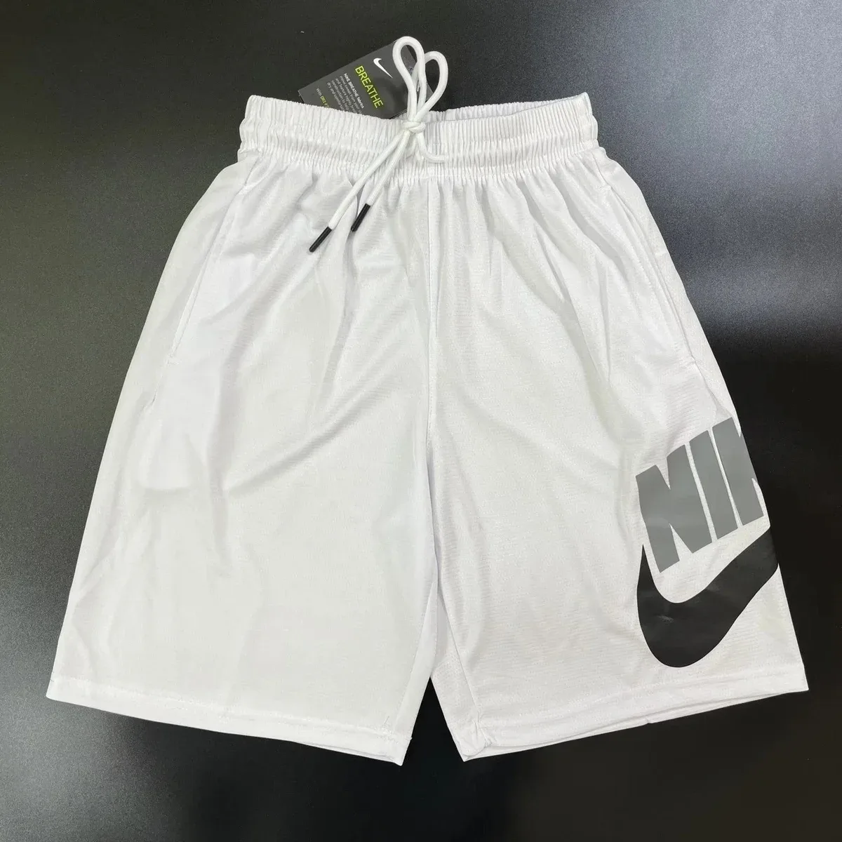 Nike White Dri-FIT Shorts