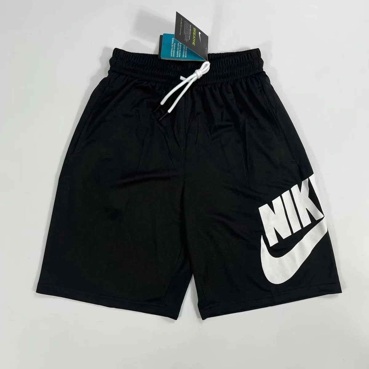 Nike Black Solid Shorts
