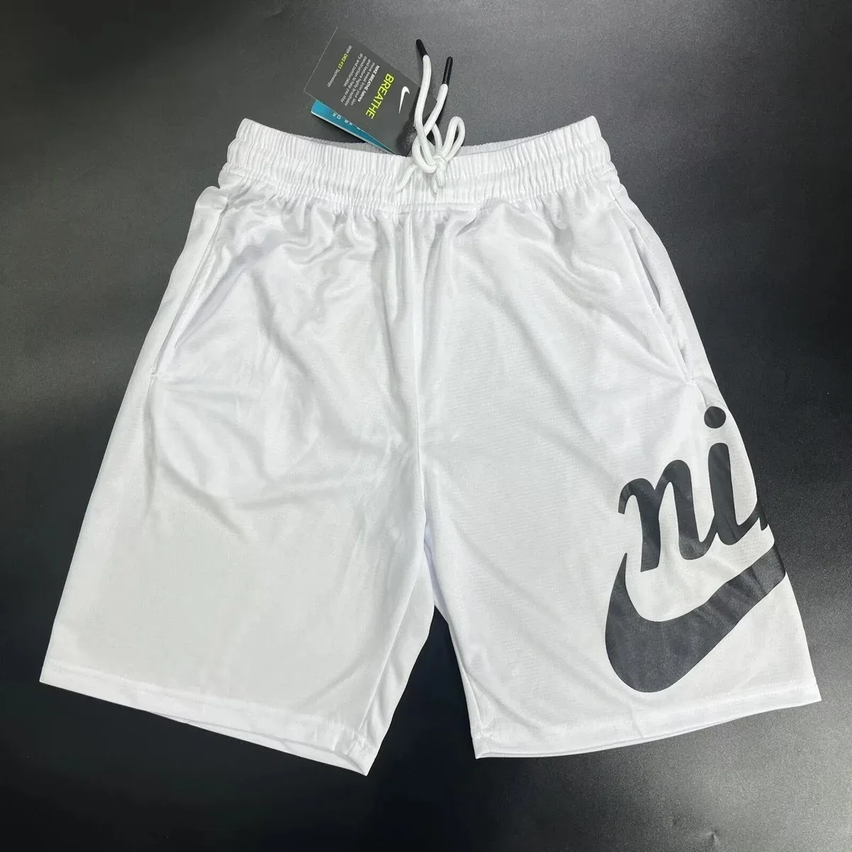 Nike White '28' Shorts