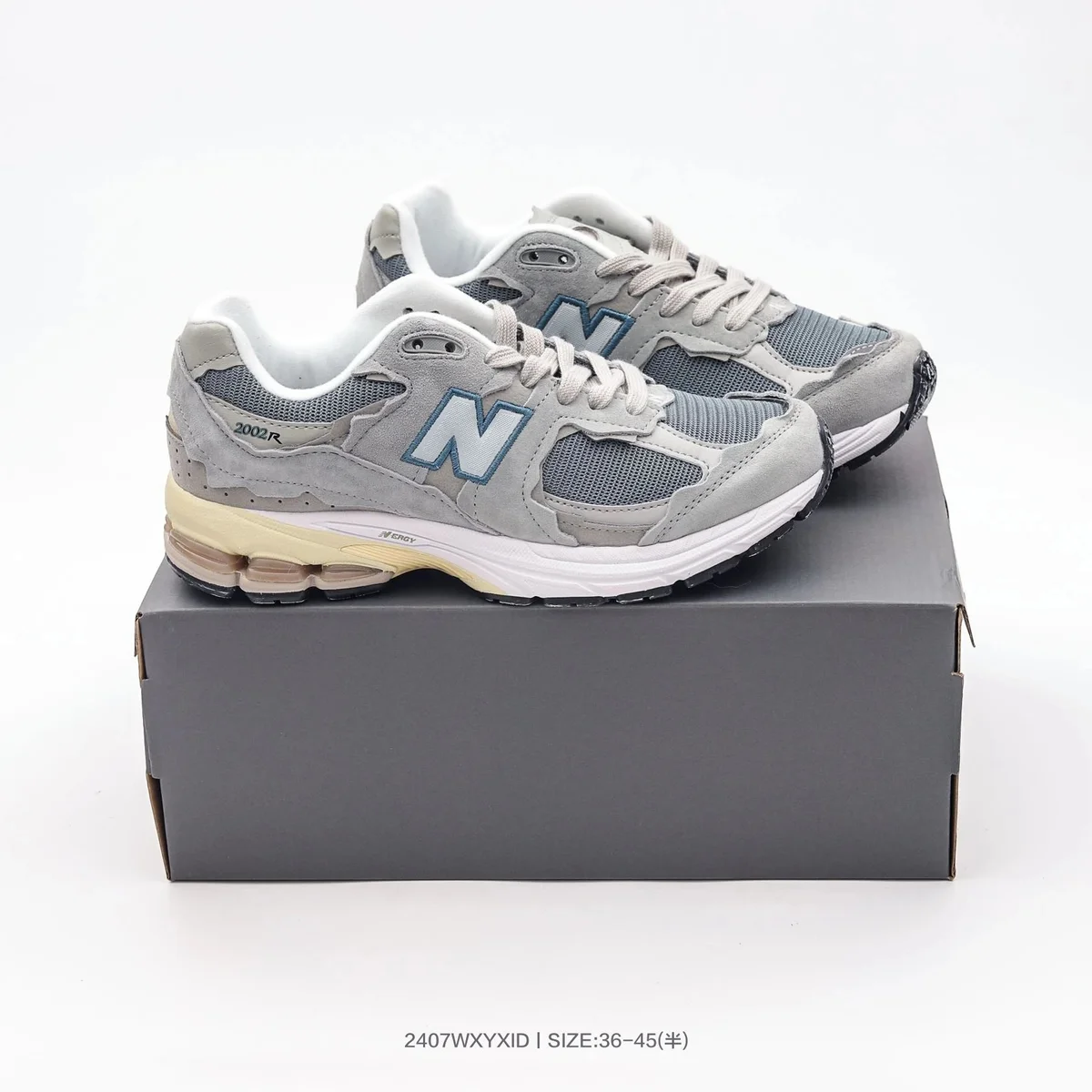 New Balance 2002R Grey/Blue Sneakers