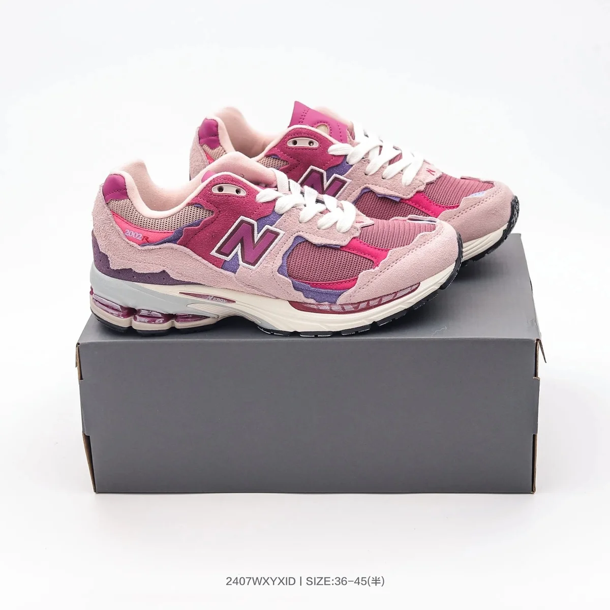 New Balance 2002R Pink/White Sneakers