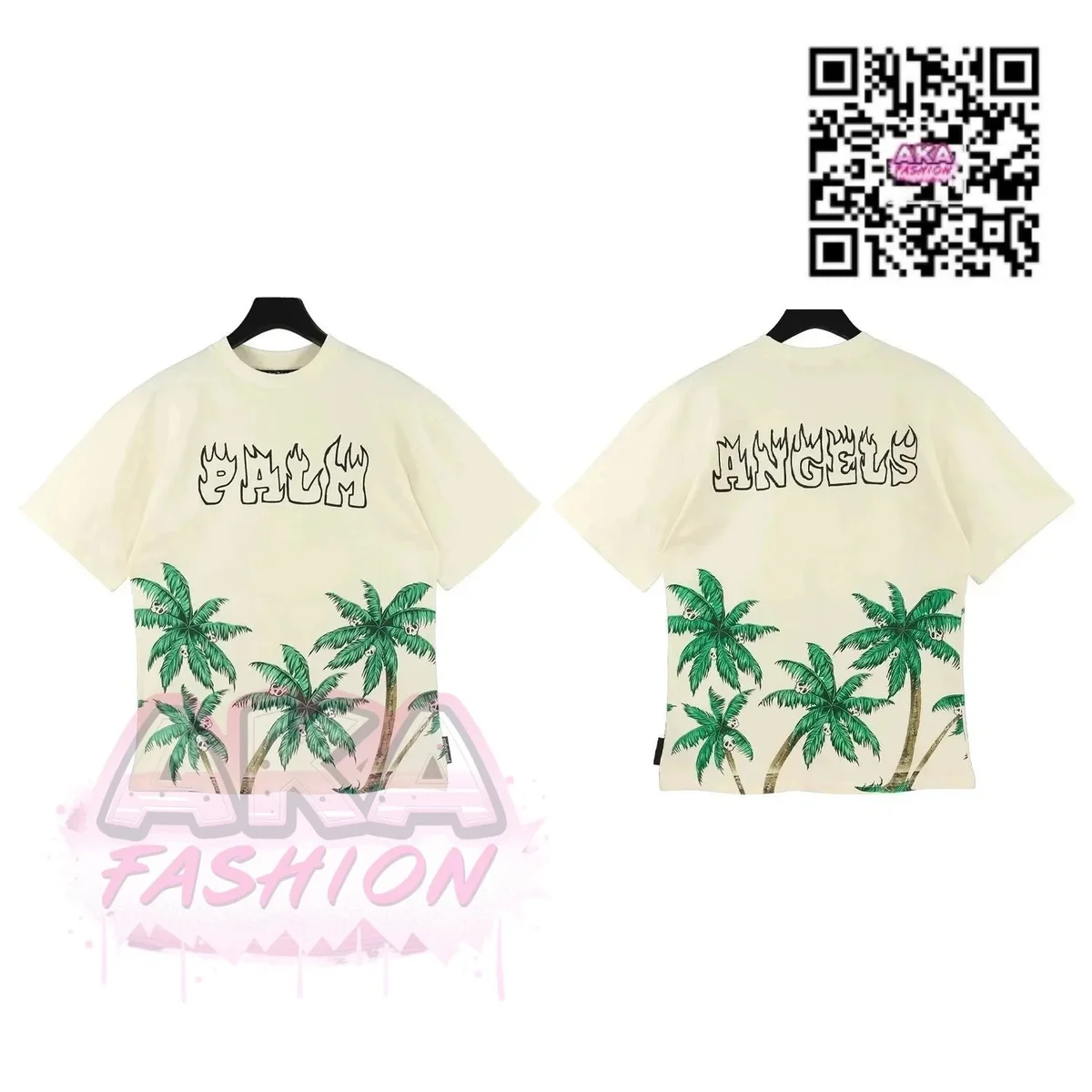 Palm Angels Palm City 35米黄色 T-Shirt