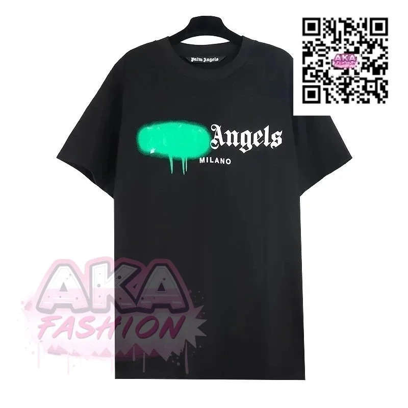 Palm Angels Angels MILANO Black T-Shirt