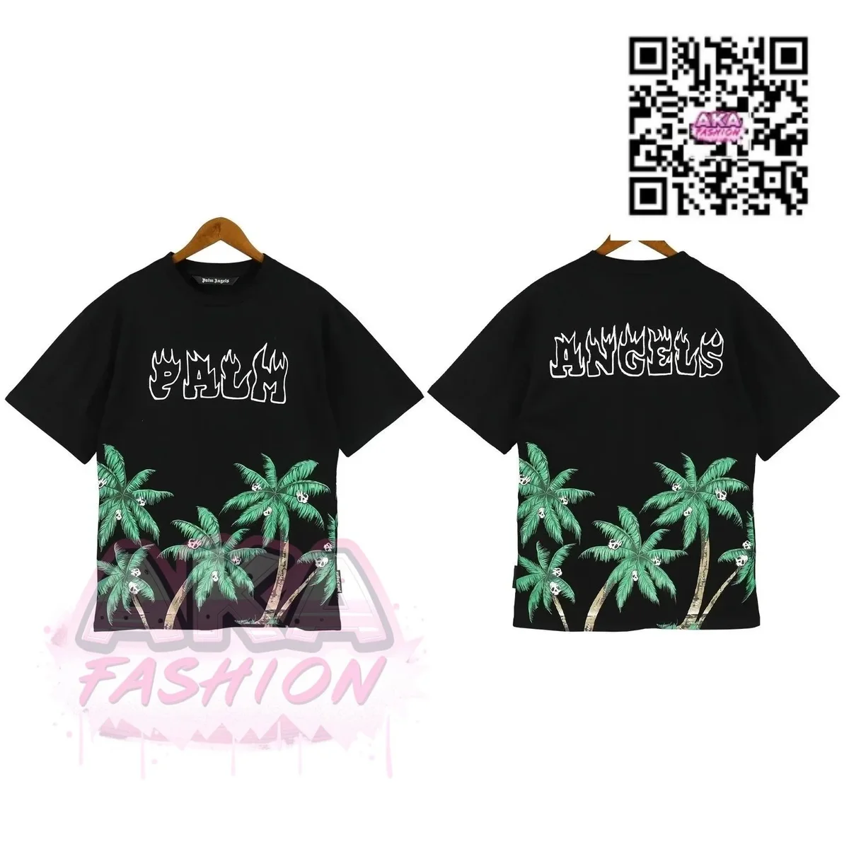 Palm Angels Palm City Black T-Shirt