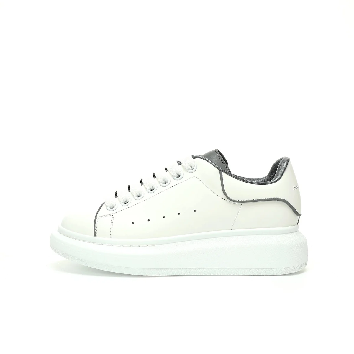 Alexander McQueen Oversized White Leather Sneakers