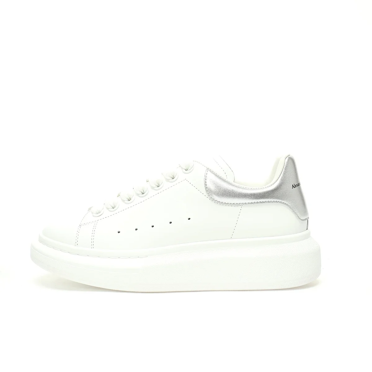 Alexander McQueen Oversized White/Silver Sneakers