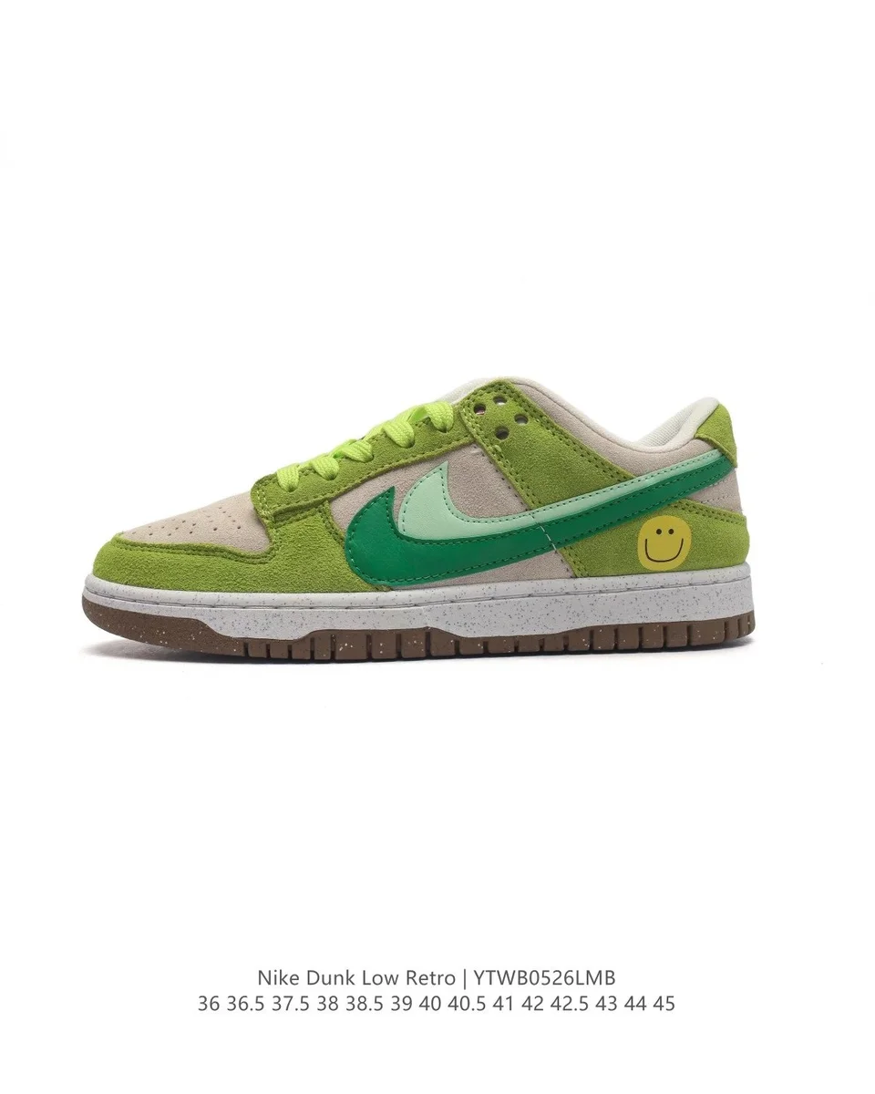 Nike Dunk Low Retro Sail/Green Smile Sneakers