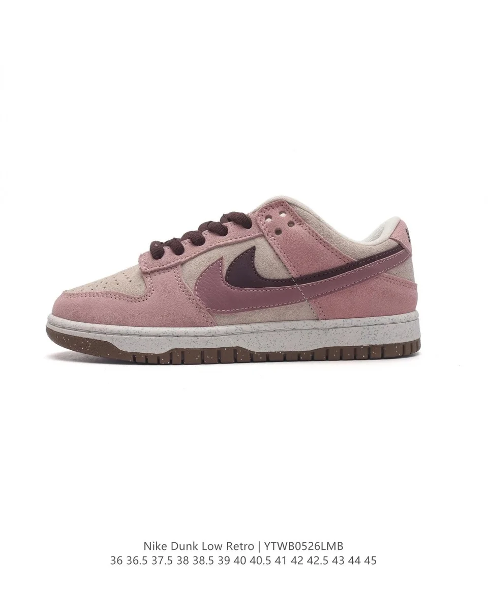 Nike Nike Dunk Low Retro Pink Sail Sneakers Pink - 1