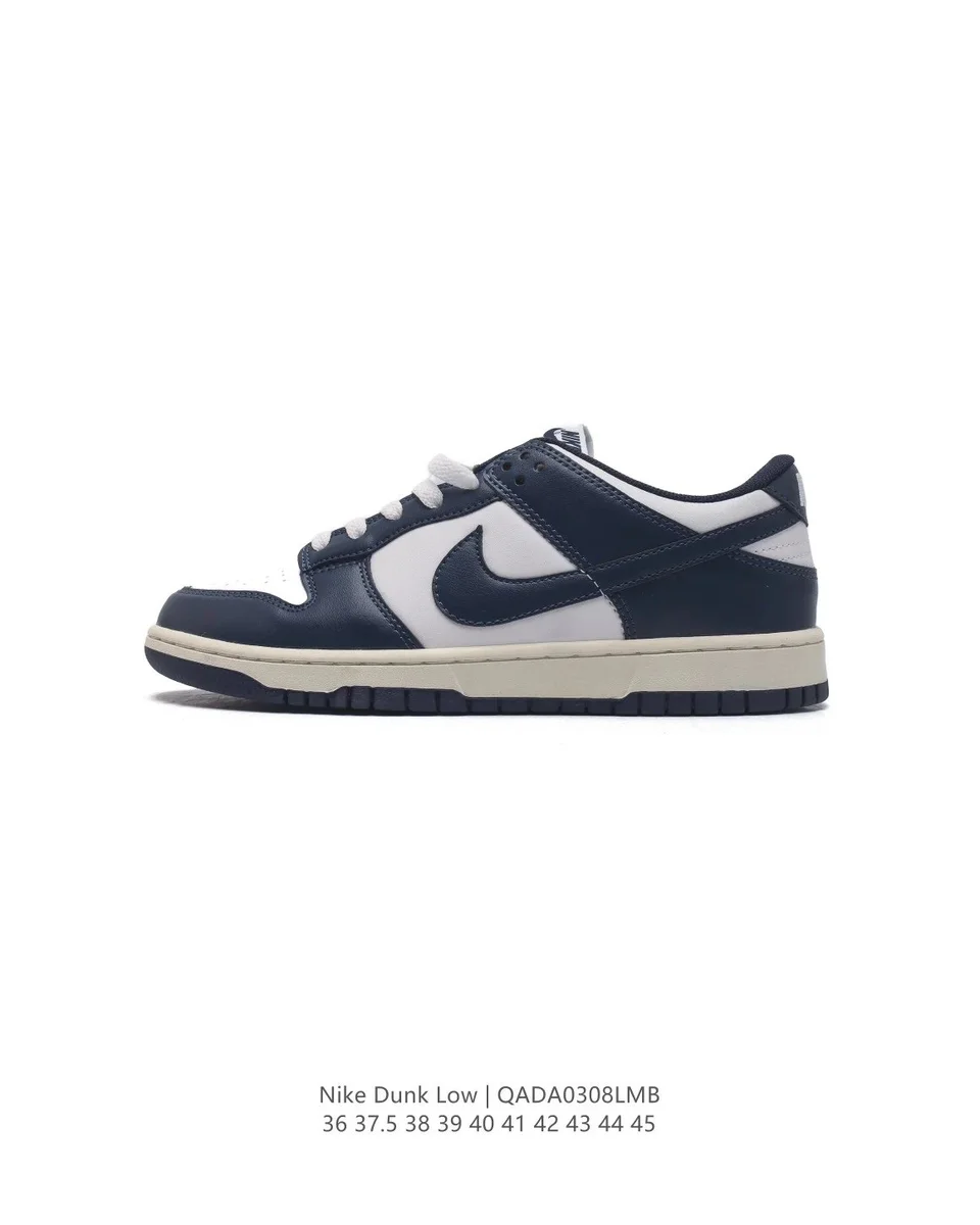 Nike Dunk Low Midnight Navy Sail Sneakers