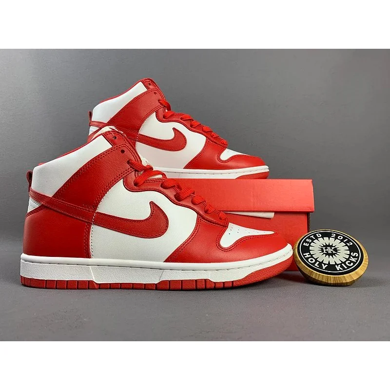 Nike Nike Dunk High Sail University Red Sneakers Red - 1