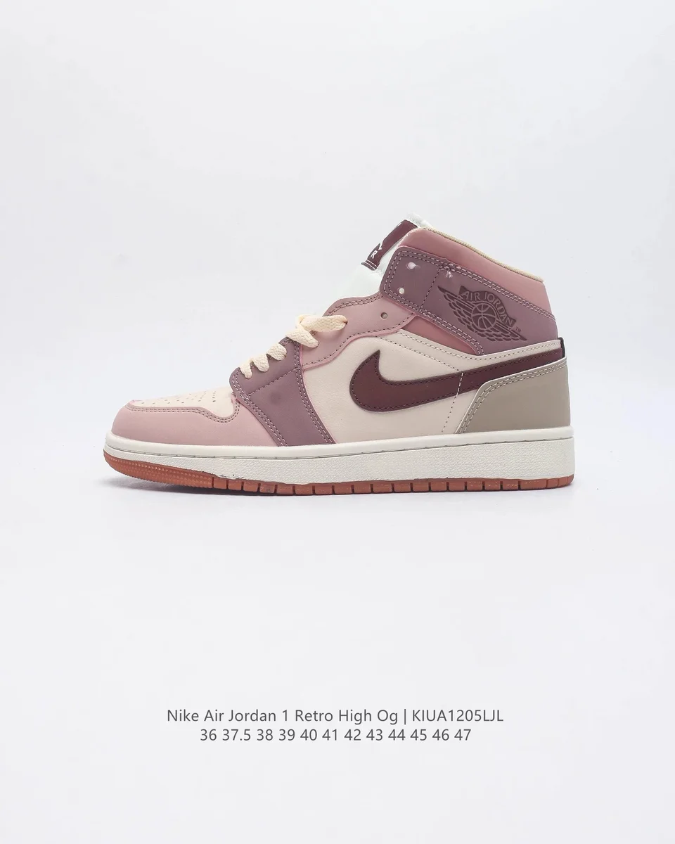 Nike Air Jordan 1 Retro High Og Dusty Rose Sneakers