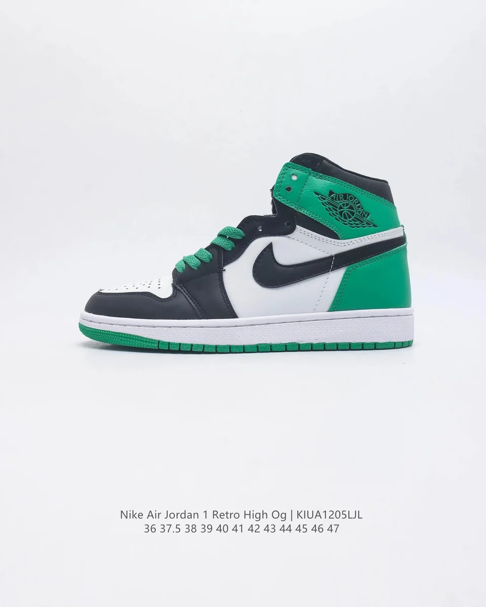 Nike Air Jordan 1 Retro High OG 'Lucky Green' Sneakers