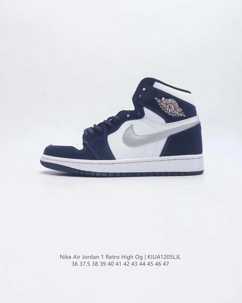 Nike Air Jordan 1 Retro High OG Midnight Navy/White Sneakers