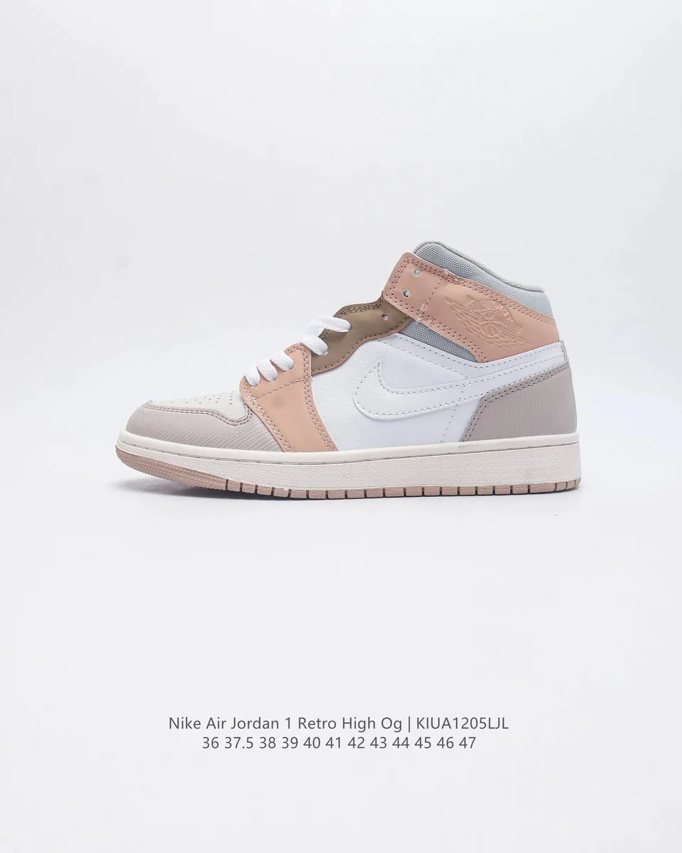 Nike Air Jordan 1 Retro High Og 'Sail/Pink Dust' Sneakers